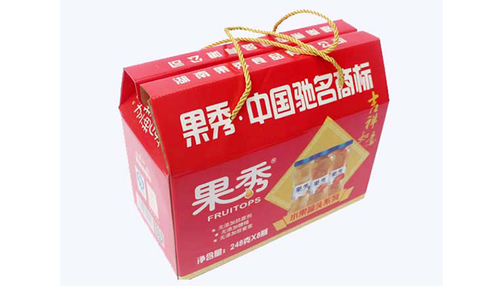 澳门金年会app下载官网为湖南果秀食品有限公司印制新款产品包装盒