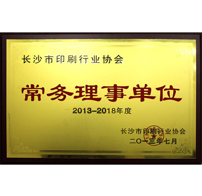 长沙市印刷行业协会常务理事单位